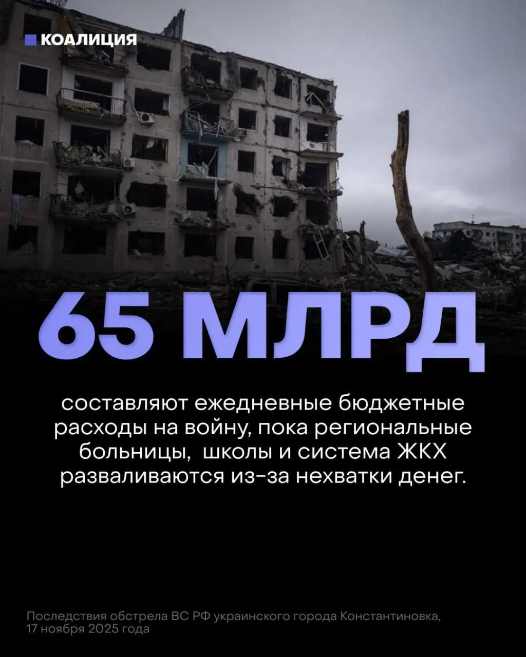 Бюджет на ближайшие три года делает укрепление обороны главным приоритетом: на войну закладывают в два раза больше, чем на все социальные сферы вместе взятые. Это отражается на медицине, образовании и защите инфраструктуры.
