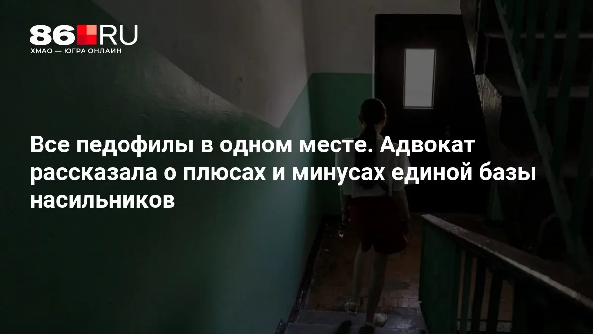 Обсуждают создание единой базы данных насильников; адвокат объясняет преимущества и риски.