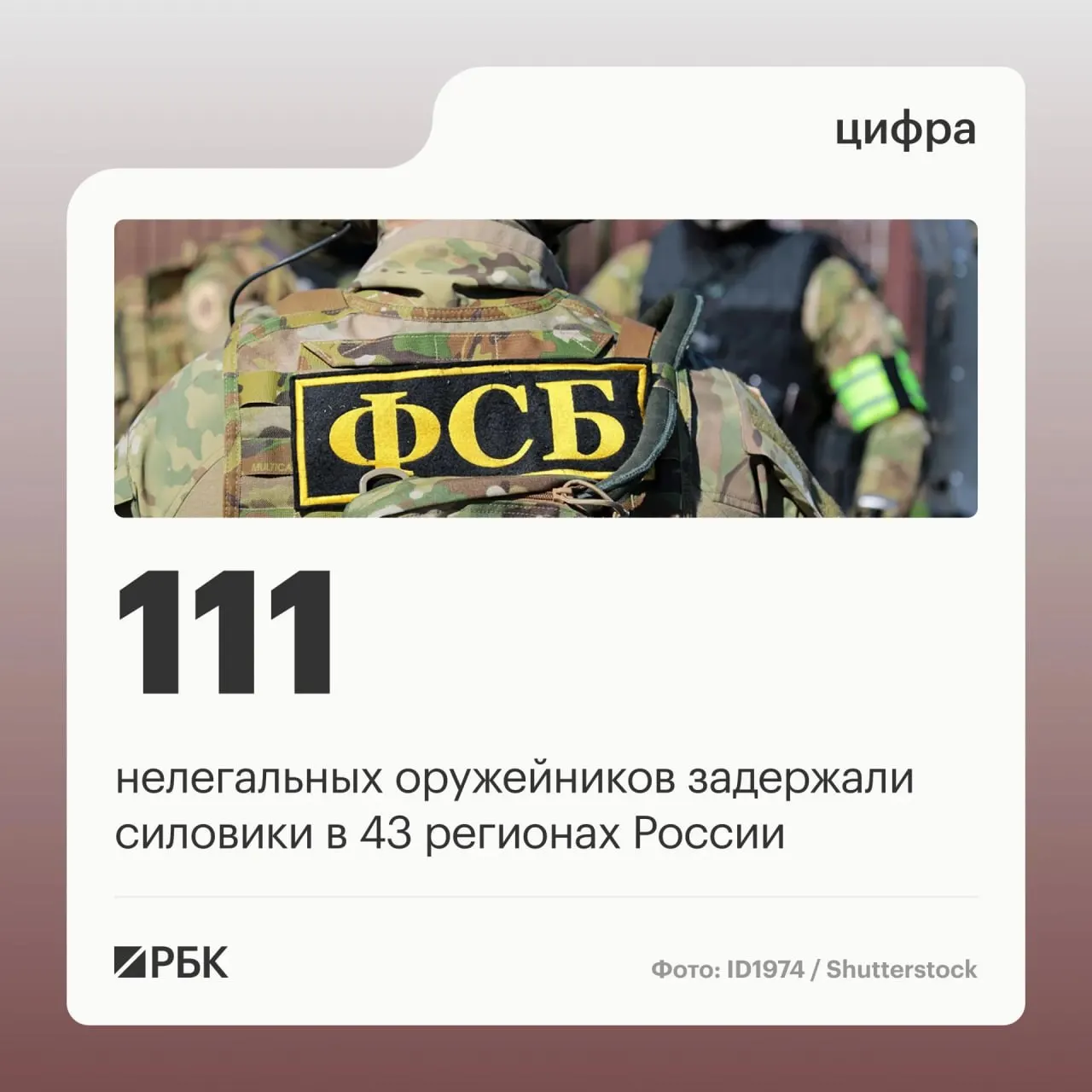Задержанные восстанавливали боевые характеристики гражданского оружия в подпольных мастерских и перепродавали его; операции прошли в 43 регионах России.